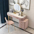 pink Makeup Table Makeup Dressing Table and Chair Set