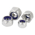 Din985 Din982 Stainless Steel Locking Nut 304 Nickel Plated & Polished with Nylon Nut