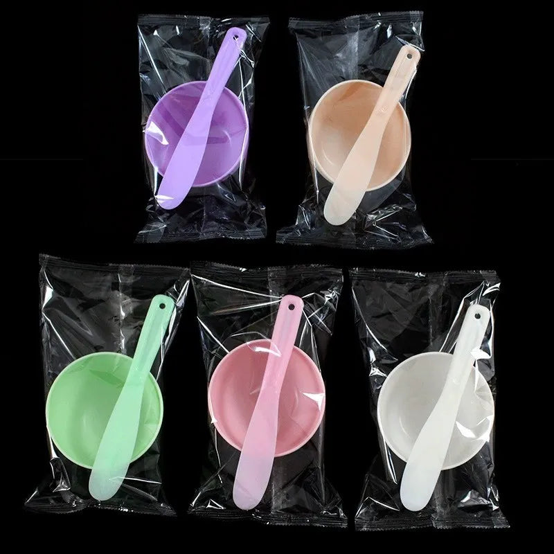 DIY Beauty Salon Silicone Facial Mask Bowl Application Mixing Spatula Stick for Skin Care Cosmetic Cream