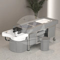 Luxury Washing Hair Salon Shampoo Bed Head Massage Water Therapy Hair Spa Bed Shampoo Table Electric