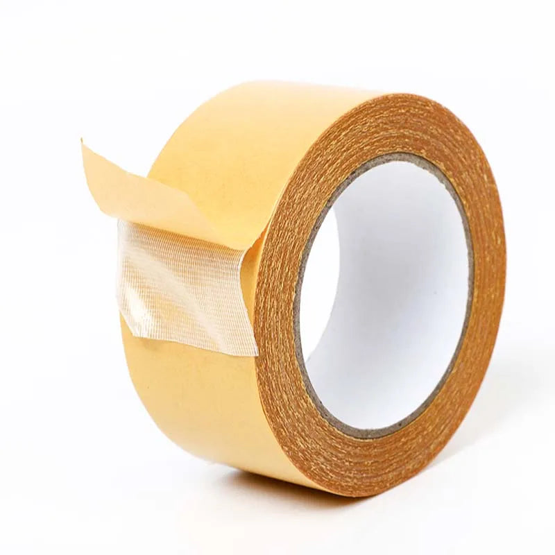 Wholesale Custom High-Temperature Double-Sided Transparent Mesh Hot Melt Glass Fiber Tape for Household Carton Sealing Die Cut