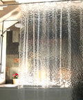 Hot Waterproof PEVA Transparent Thick Shower Curtains Mildew Resistant Shower Curtain Bathroom