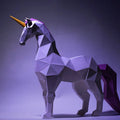 62cm High unicorn 3D Three-dimensional Floor Decoration Handmade DIY Paper Model Window Bedroom Living Room Decoration