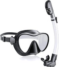 Hot Sell Full Silicone Frame Mask and Snorkel Diving Mask Set