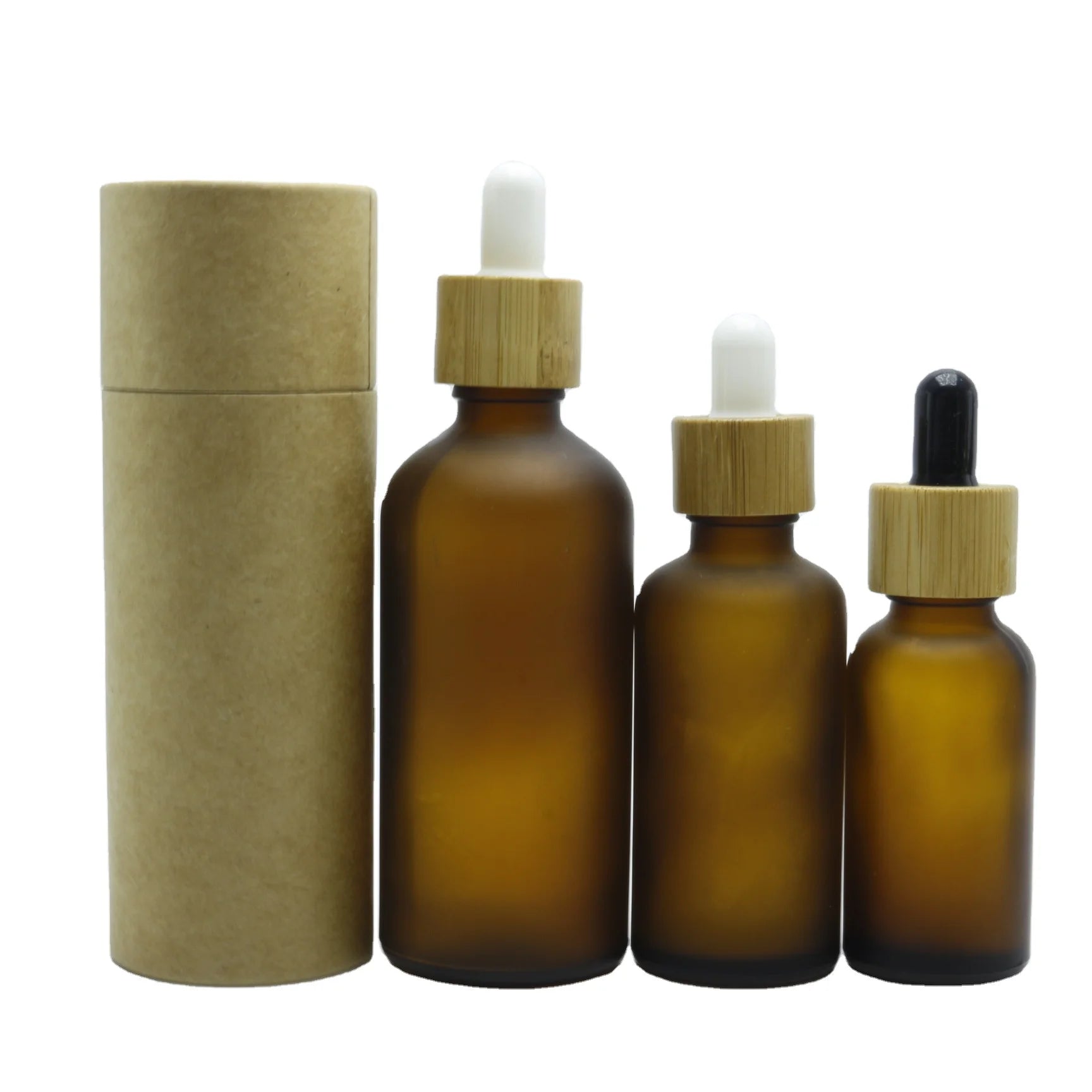 Essential Oil Glass Bottles Dropper Custom Cosmetic 15ml 30ml 50ml 100ml Amber Glass Dropper Bottle Box Packaging