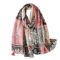 Design Customized Logo Accept Fashion Journey Cartoon Cheap Girls Ethnic Spring Summer Scarves