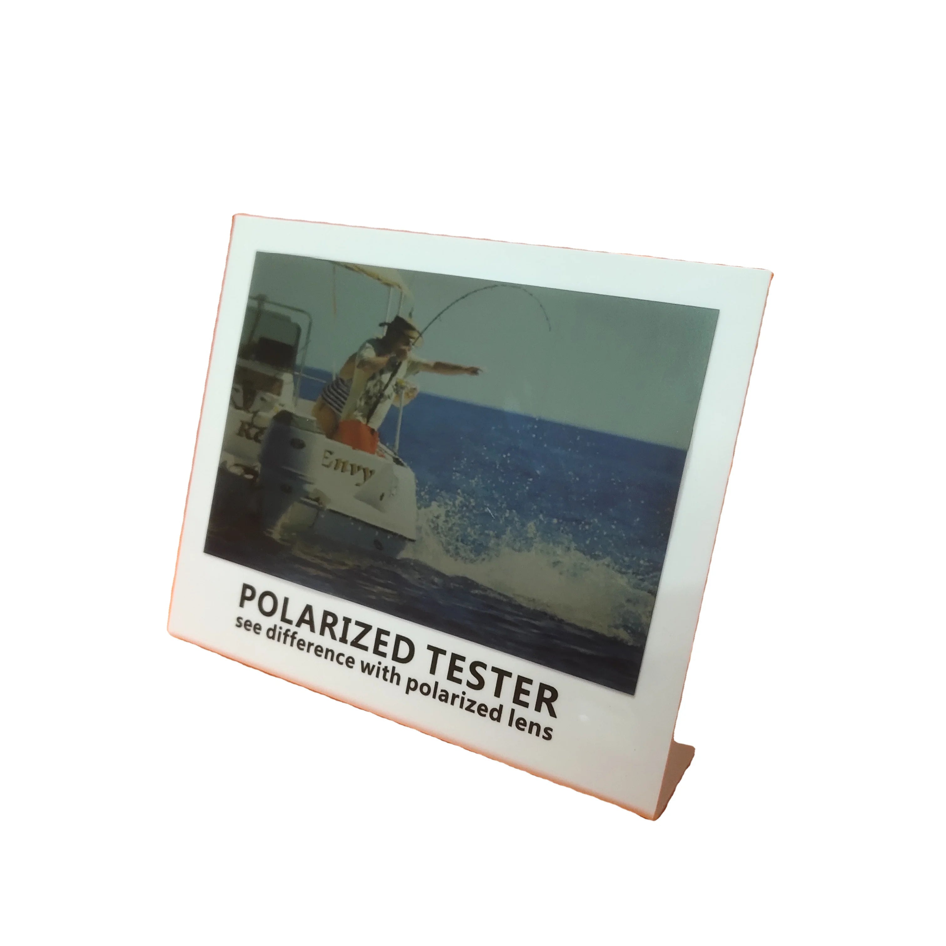Wholesale Acrylic Testing Board Polarized Sunglasses Test Cards 12*21 Polarized Light Test Card