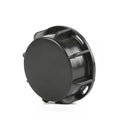 2-Inch Black Ball Valve Dust Cover Screw Cap Male/Female Thread Hexagon Head Smooth Surface IBCBCAP2 Model Pipes Pipe Fittings