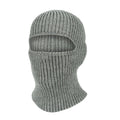 Winter Warm Fashion Knitted Single Hole Ski Mask Embroidered Design Custom Balaclava Full Ski Unisex High Quality Hot Mask