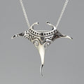 Lotus Fun Lotus Fun 2025 Summer Jewelry  Manta Ray Gold Fish Retro Silver Pendant for Women Fine Jewelry for Women