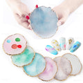 Hot Selling Natural square Shape Resin Palette Nail Art Tools Color Palette Display Paint Tray Palette