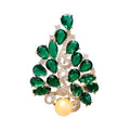 2022 New Beautiful Emerald Grape Corsage Anti-Exposure Clothes with Copper Brooch for Weddings & Engagements Hot Sale