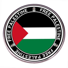 Wholesale Free Palestine Lapel Brooch Men Women Clothes Pin Metal Palestinian Flag Pin Badge