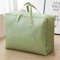 Home Use Pure Colors Quilt Storage Bag Wardrobe Clothes Organizer Closet Quilt Cloth Organizer With Soft Handle