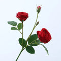 Artificial 3 Heads Real Touch  Roses Flowers  for Home  Decoration