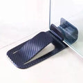 Spring Wall Protector Door Draft Stopper Non-Slip Black Door Buffer Block Wedges Holder Safety Door Stop Plastic