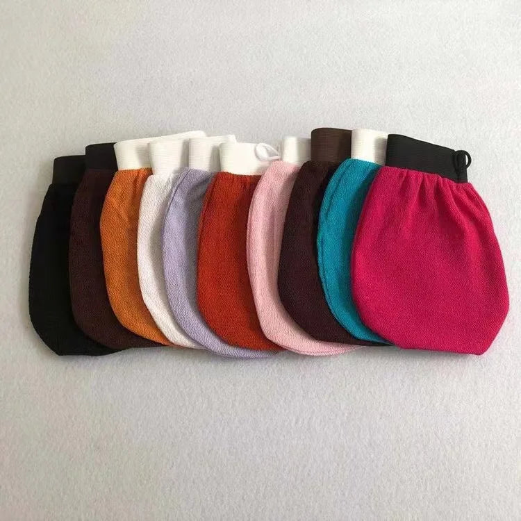 Skin Cleanser Multi-color Body Scrub Deep Exfoliating Gloves with Custom Logo and Individual OPP Bag Packaging for Women & Men