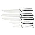 Factory Custom 5 pcs Kitchen Knife Set with ABS and Resin Handle High Carbon Stainless Steel Knives Slicing Bread Chef Knife