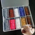 New 4*100 cm Fall Autumn Black Rose Silver Gold Foil Thread Metalica Line Nail Art for Nails