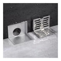 Multi Size Stainless Steel Floor Drain with Removable Drainer Durable Rectangular Shower Drain