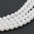 Hot Selling Shiny Ceramic Bead Strands White Ceramic Beads for Bracelet Necklace Jewelry Making