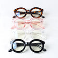 2024 Unisex Anti-Blue Light PC Glasses Frame Fashionable Colorful Blocking Lens Classic Style Optical Eyeglasses for Men Women