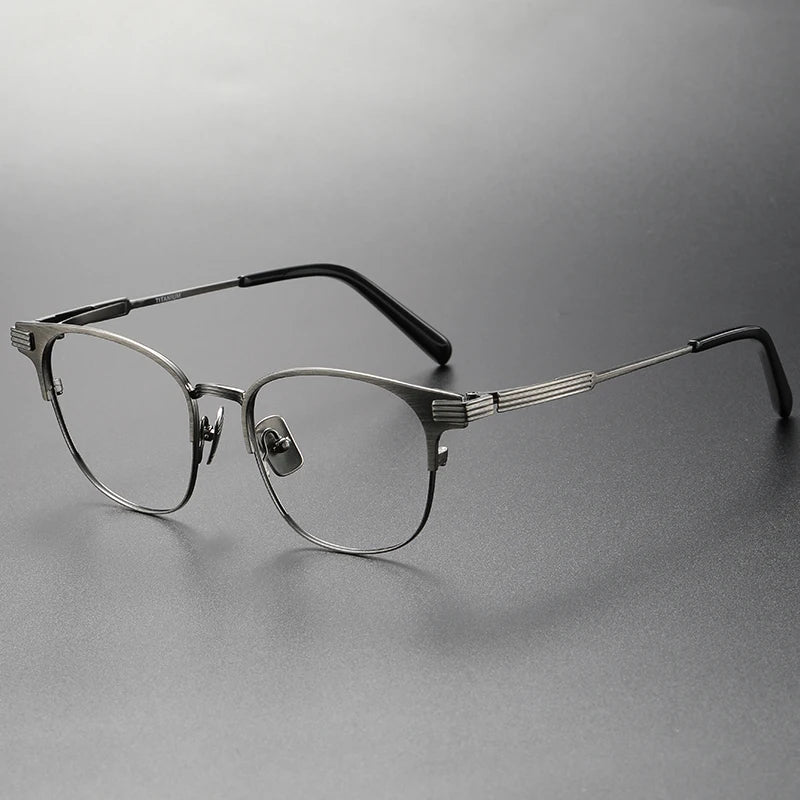 BK19 Newest Retro Trendy Titanium Optical Frame Women Eyewear Men Eyeglasses Eye Glasses