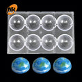 Wholesale Hemispherical Ball PC Polycarbonate Chocolate Bomb Mold Custom Plastic Candy Chocolate Sweet Tray Pastry Mould 1506c
