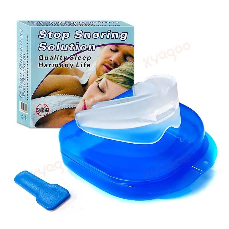 Reusable Snoring Solution Anti Snoring Mouth Guard Devices for Grinding Teeth at Night With Suitable Size for Men & Women