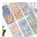 Nekoni Waterproof  Flakes Dog Rabbit Tiger Pig Cat PVC Stickers Original Design For Animal New Year Sticker