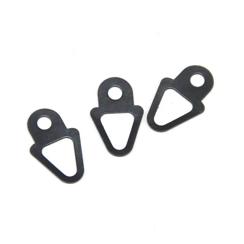 Black 1 Hole Triangle Ring Hanger for Hanging Photo Picture Frame Hooks with Screw