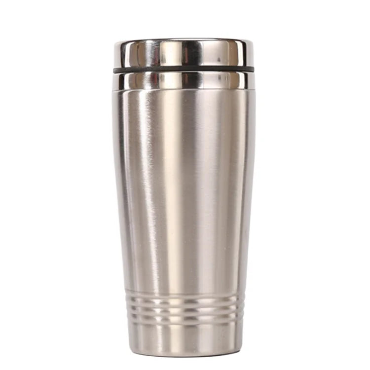 Eco-Friendly Stainless Steel Travel Mug with Vacuum Lid for On-the-Go Use