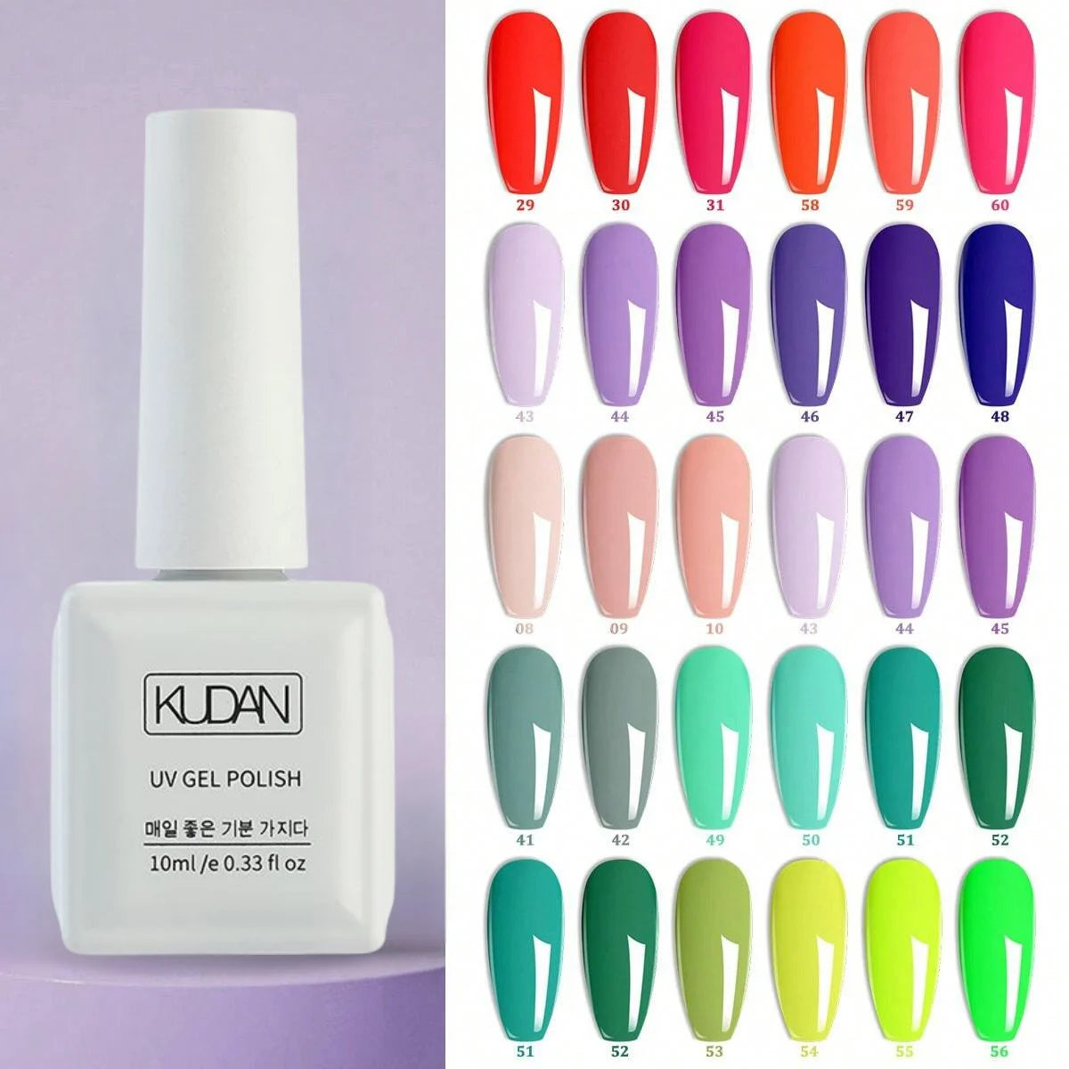 2026 Private Label 10ml Candy Colors Uv Gel Polish Private Label Color for Nail Art Soak Off Uv Gel Nail Polish for Nail Salon