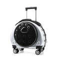 Factory Supply Transparent Cat Dog Travel Luggage Suitcase Wholesale Space Capsule Pet Carrier Trolley Bag