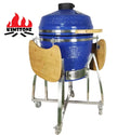 KIMSTONE 22Inch Griller Tabletop Dessini Griller Chicken Stainless Steel Charcoal Bbq Ceramic Wooden Tea Trolley Charcoal Grills