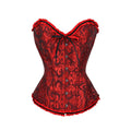 Plus Size Vintage Lace up Lingerie Sexy Bustier Corset Top Corset for Slimming Women Body Shape