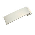 Delicate Light Weight Thin 20mm Zinc Alloy Brush Nickel Lasered Formal Plate Buckle for Women Waist Belts