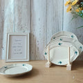 Solhui Japanese Retro Hand Painted Ceramic Plate Home Dinner Diss Plates
