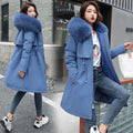 Super Plus Size Solid Color Brushed Coat for Winter Warm Women Long Parka Fur Coat