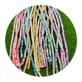 6mm Polymer Clay Heishi Beads Flat Round Clay Bead DIY Jewelry Making Bracelet DIY Craft 100PCS