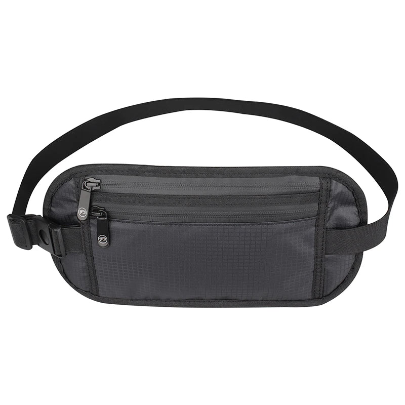 Durable Nylon Custom Logo Fanny Pack Carbon Lined Waist Bag with Zipper Closure Smell Proof Special Purpose Bags & Cases