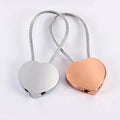 Wholesale Custom Love Heart Metal KeyChain Valentine's Day Gift Wedding Favor Souvenir Heart Other Key Chain with Packing Boxes