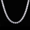 Fashion Jewelry 925 Sterling Silver 3mm 5mm Tennis Link Chain Hip Hop D Color VVS Moissanite Tennis Chain