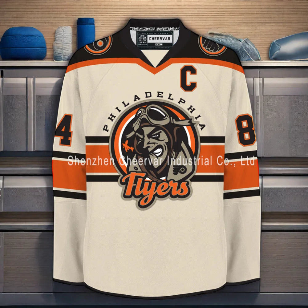Embroidery Applique Ice Hockey Jersey Custom Ice Hockey Wear Men Blank Ice Hockey Jerseys