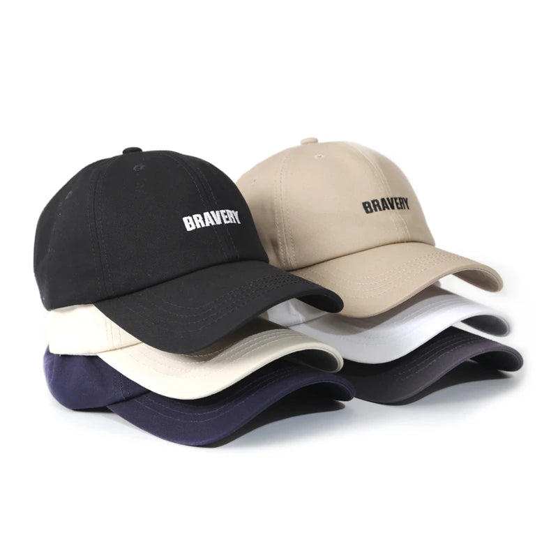 Customized 6 Panel Cotton Dad Hat Adjustable Unisex Embroidery Curved Brim Baseball Cap Casual Golf  Sports Cap for Adults