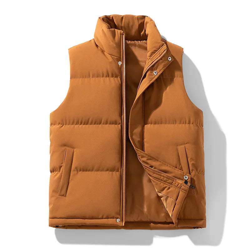 Men Fashion Thermal Soft Vest Jacket Men New Spring Casual Vest Men Winter Plus Size Loose Thicken Brand Coat 8XL