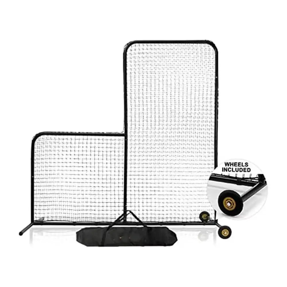 Factory Direct L-Shaped Baseball Training Equipment Outdoor Blocking & Exercise Fence with Anti-Ball Hiding Features