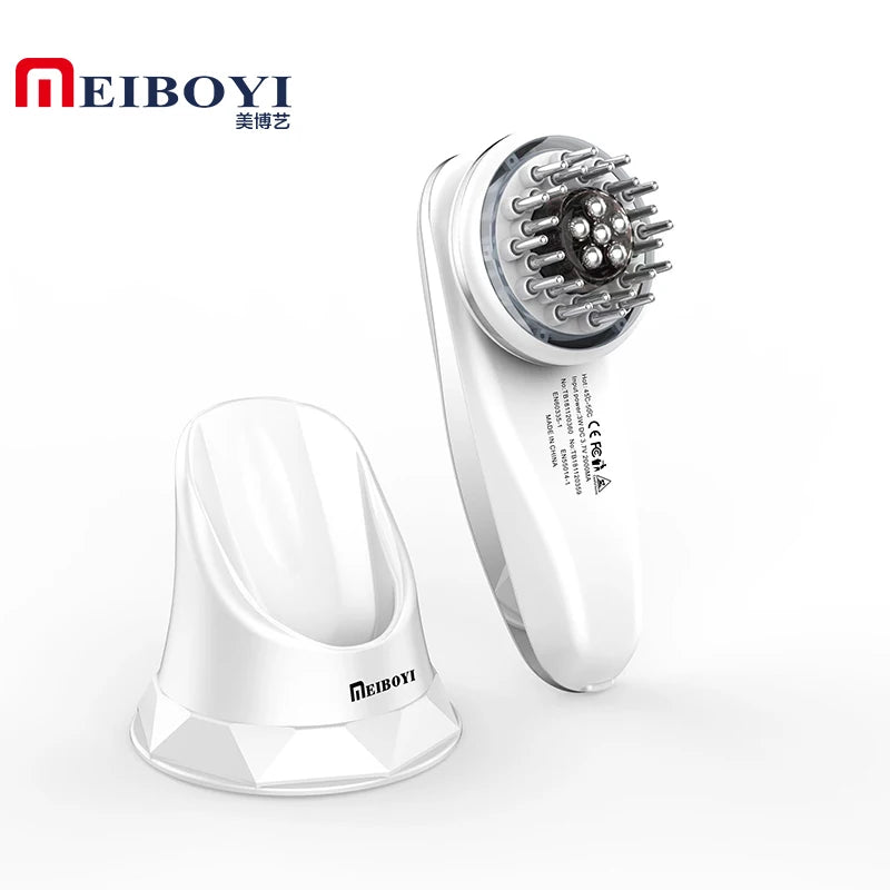 Meiboyi Mul-function Electric Massage Scalp Oil Applicator Vibration Hair Growth Massager Electric Comb Beauty Home Use
