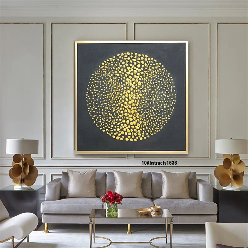 Chinese Abstract Painting 100% Handmade Modern Contemporary Canvas Wall Art Painting Crafts