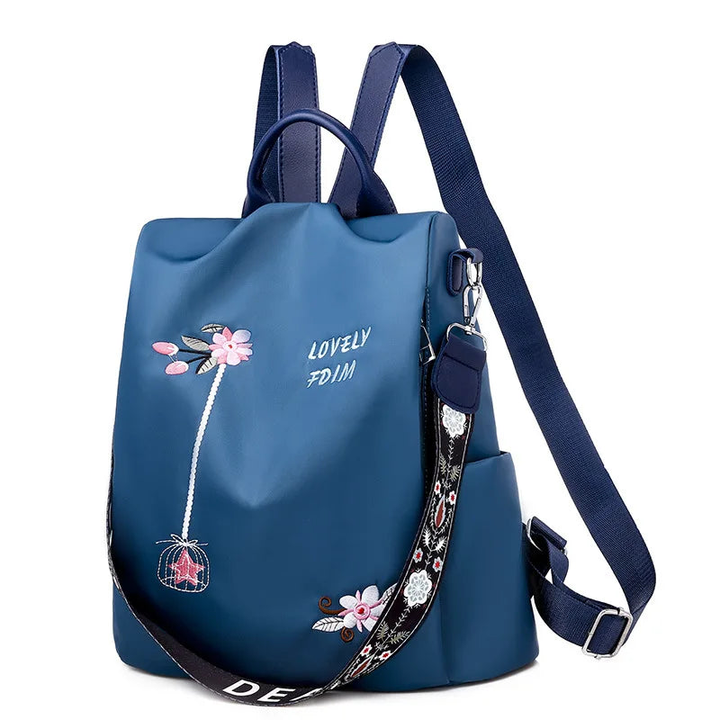Luxury Teenage Book Bag Female Phone Pouch Pu Leather Girls Backpack for Girls